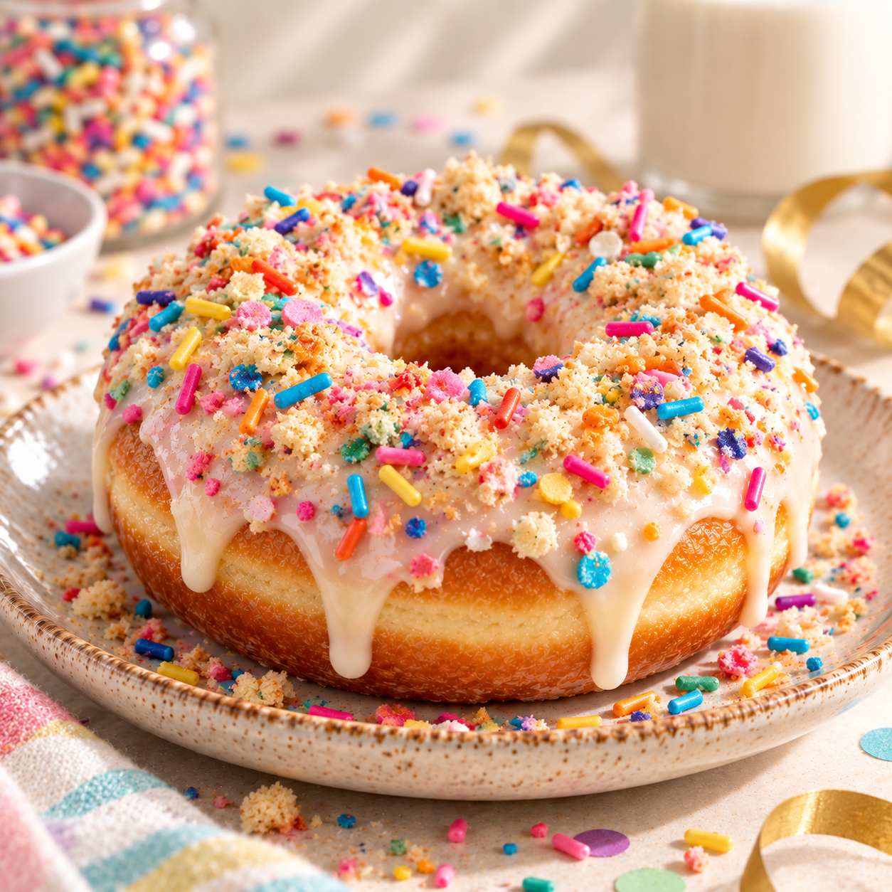 Birthday Cake doughnut