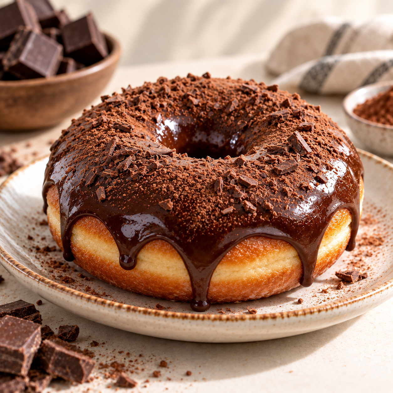 Chocolate Glazed doughnut