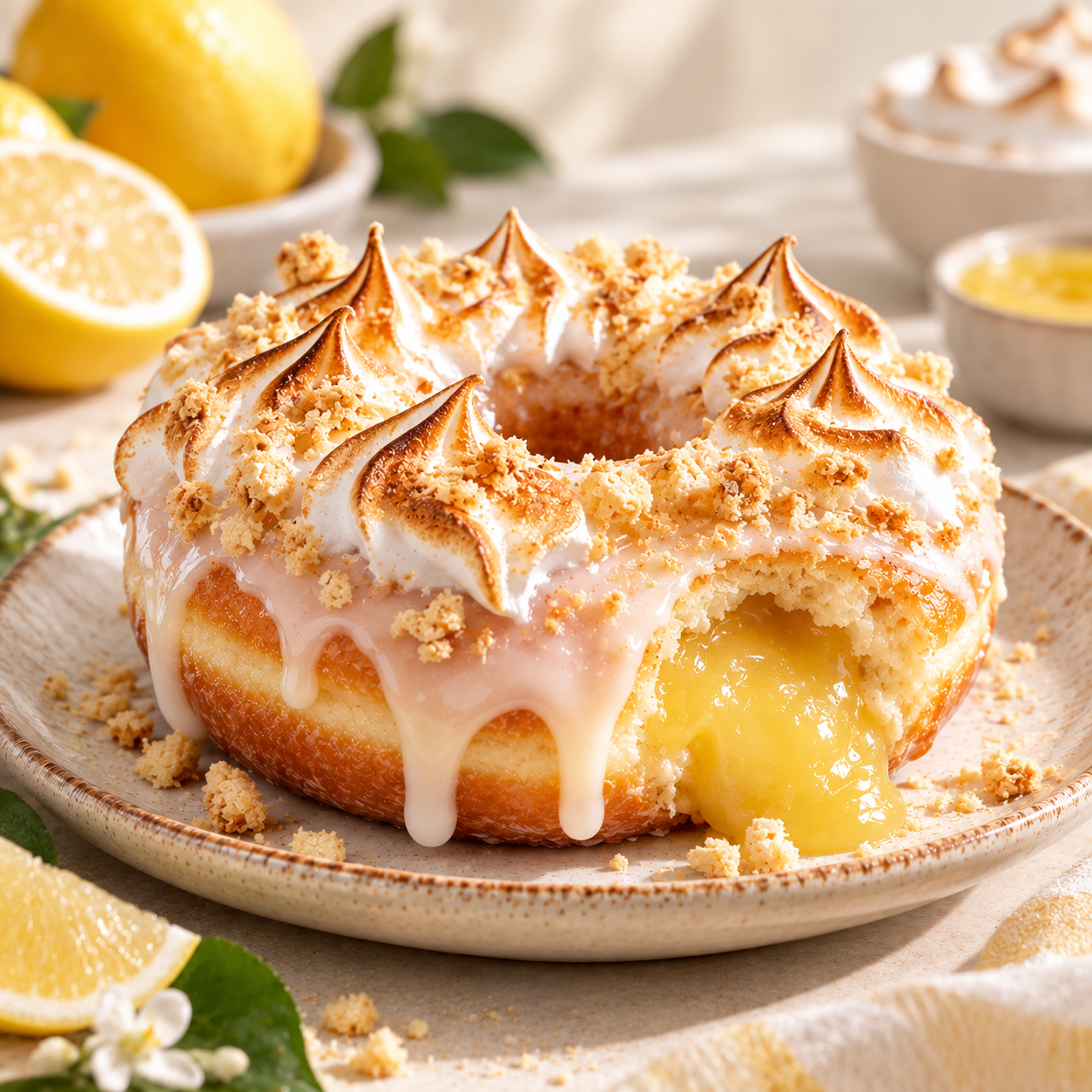 Mama’s Lemon Meringue Pie doughnut